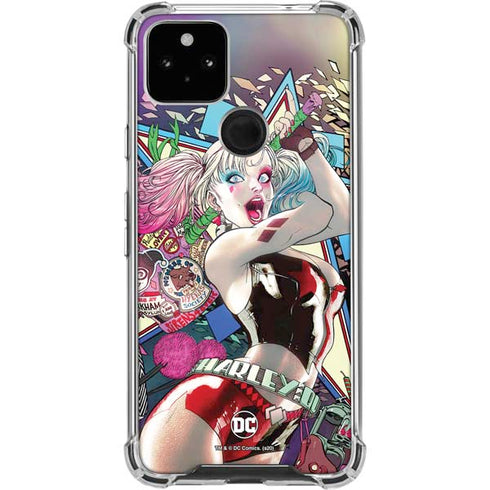 DC Comics Harley Quinn Action Pose Pixel Cases